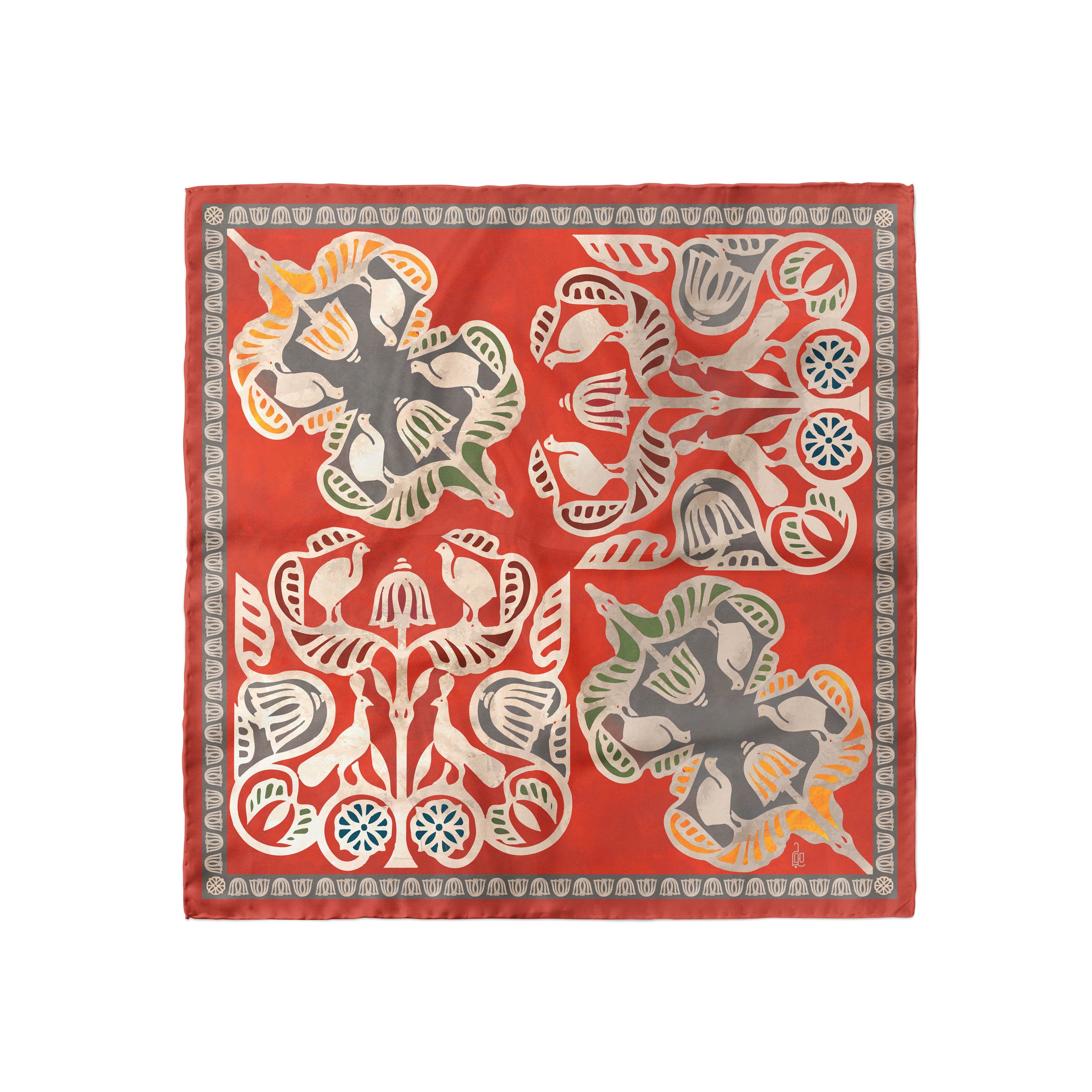 Taavoos مینی اسکارف طاووس - Image 1